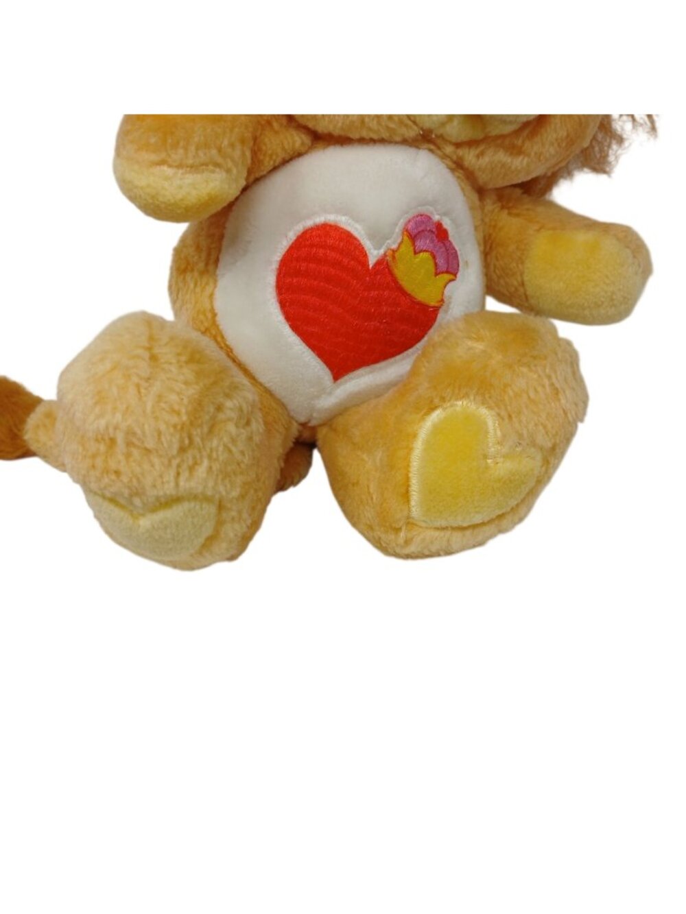 1984 VTG Care Bear Cousins Plush Brave Heart Lion King Crown Kenner #S1-C - Picture 12 of 13